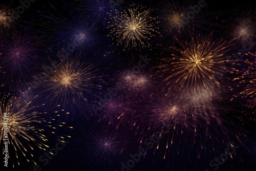  a bunch of fireworks are lit up in the night sky with fireworks in the sky and fireworks in the ground.