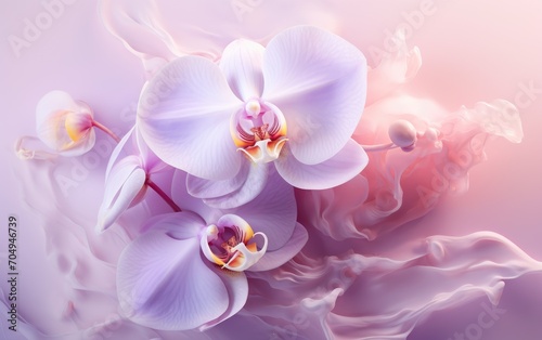 Ethereal Orchid solid background.