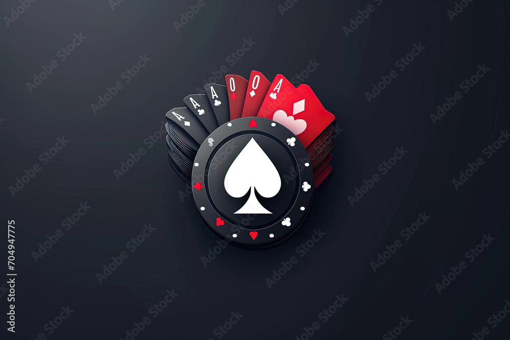 Elegant and unique gambling logo. Elegant and unique gambling logo.