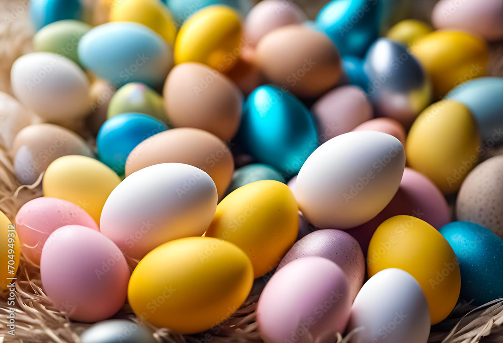 AI Generative illustration of a traditional Easter holiday AI Generative illustration of a traditional Easter holiday