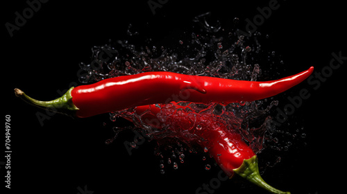 Fresh hot red chili pepper