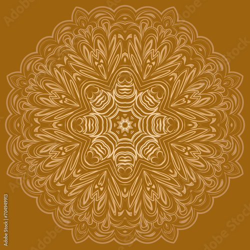 Mandala background. Style Decorative mandala. Vector
