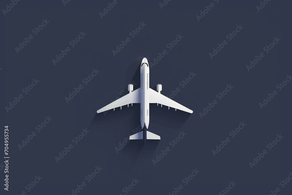 Modern and stylish airplane logo. Modern and stylish airplane logo.