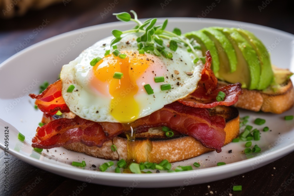 a plate of food sitting on top of a table next to a plate of food on a plate on a table. a plate of food sitting on top of a table next to a plate of food on a plate on a table.