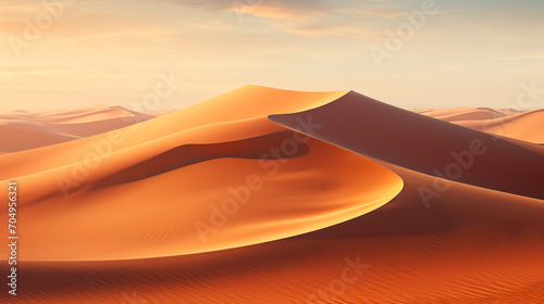 Sand dunes in the Arabian Empty Quarter desert