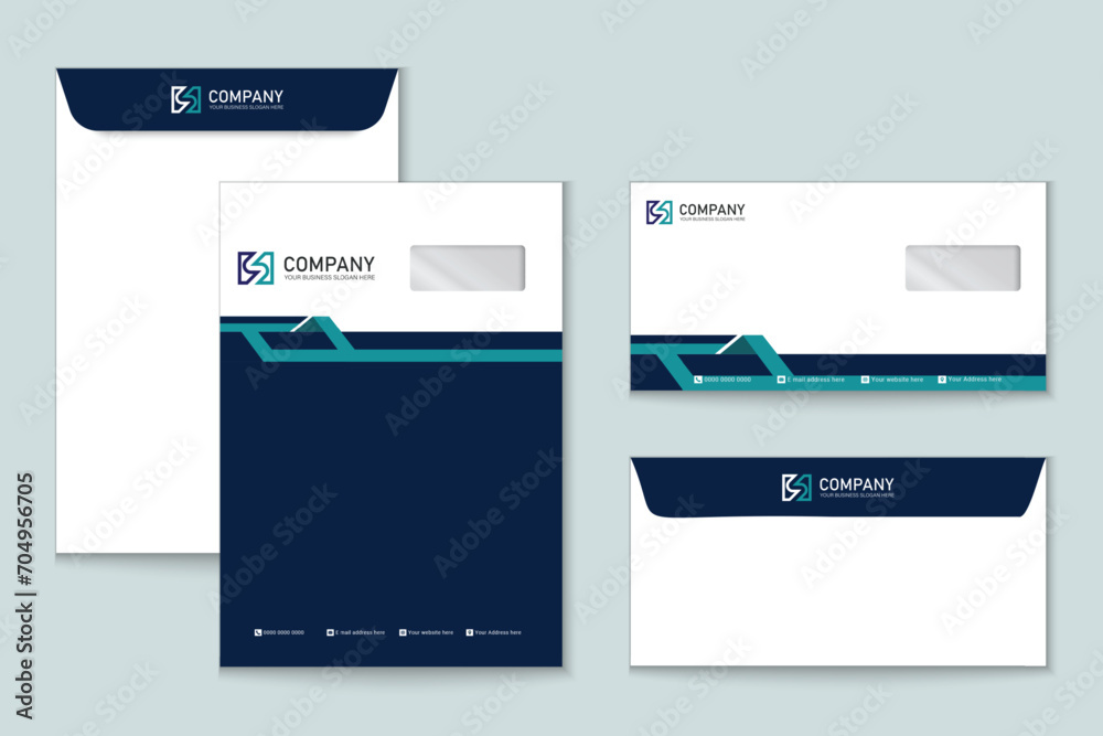 Envelope a4 and dl size template design Envelope a4 and dl size template design