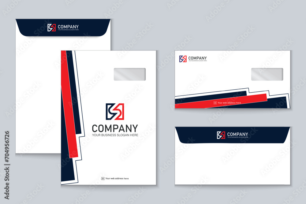 Envelope a4 and dl size template design Envelope a4 and dl size template design