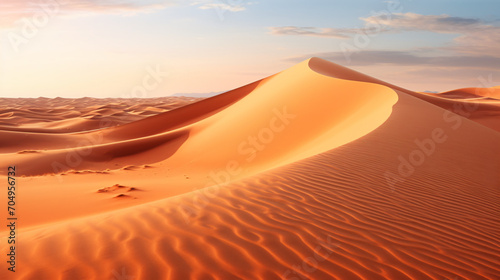 Sand dunes in the Arabian Empty Quarter desert