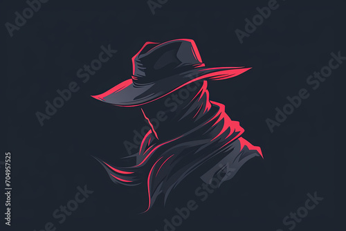 Modern and stylish robber logo.