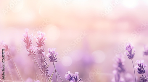 High narrow lavender background