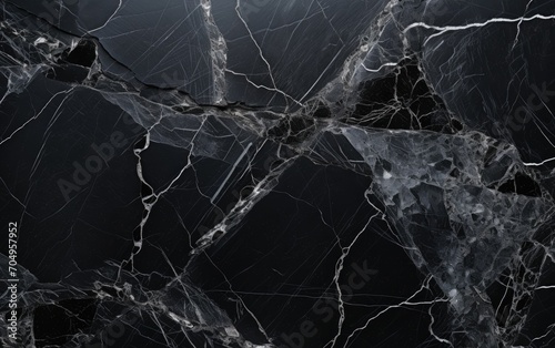 Nero Marquina Midnight Marble texture. photo