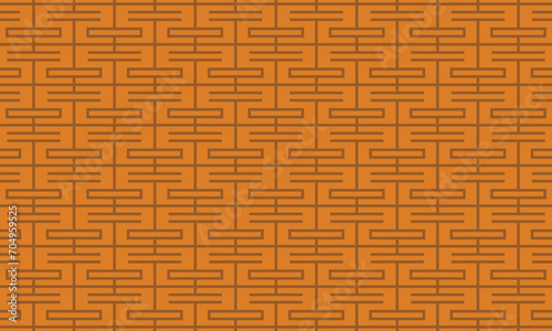 Lines pattern on Orange bakcground for web  banner  backdrop. Vector illustration