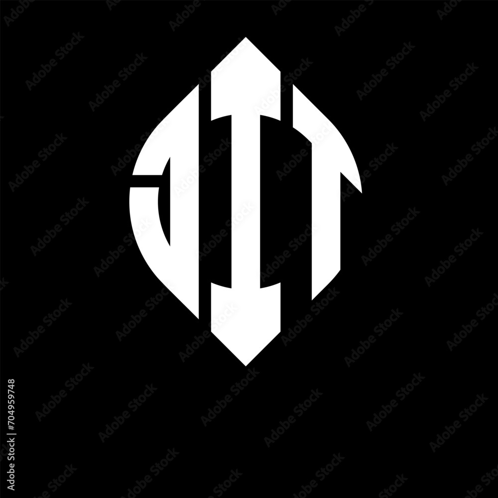 JIT circle letter logo design with circle and ellipse shape. JIT ellipse letters with typographic style. The three initials form a circle logo. JIT circle emblem abstract monogram letter mark vector. JIT circle letter logo design with circle and ellipse shape. JIT ellipse letters with typographic style. The three initials form a circle logo. JIT circle emblem abstract monogram letter mark vector.