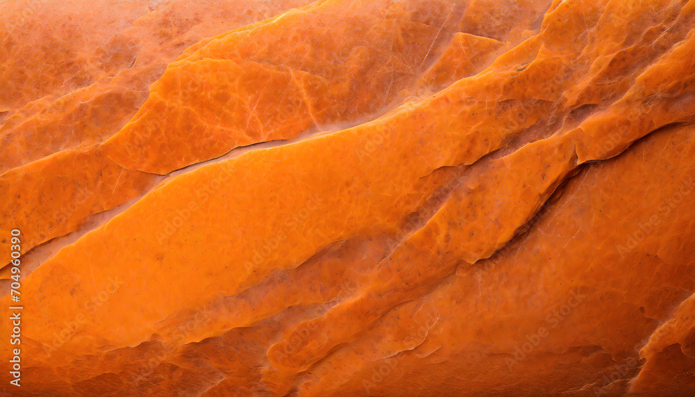 Orange mineral stone texture background