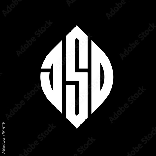 JSD circle letter logo design with circle and ellipse shape. JSD ellipse letters with typographic style. The three initials form a circle logo. JSD circle emblem abstract monogram letter mark vector.