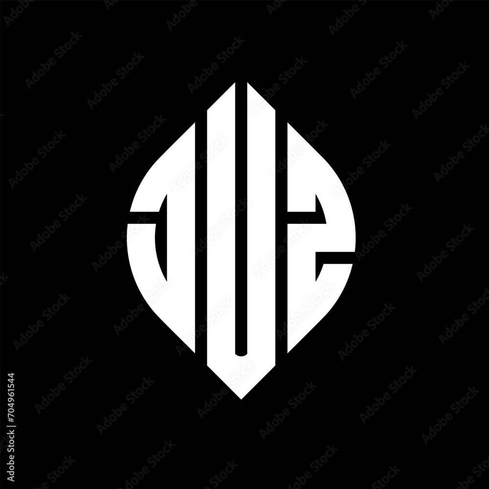 JUZ circle letter logo design with circle and ellipse shape. JUZ ellipse letters with typographic style. The three initials form a circle logo. JUZ circle emblem abstract monogram letter mark vector. JUZ circle letter logo design with circle and ellipse shape. JUZ ellipse letters with typographic style. The three initials form a circle logo. JUZ circle emblem abstract monogram letter mark vector.