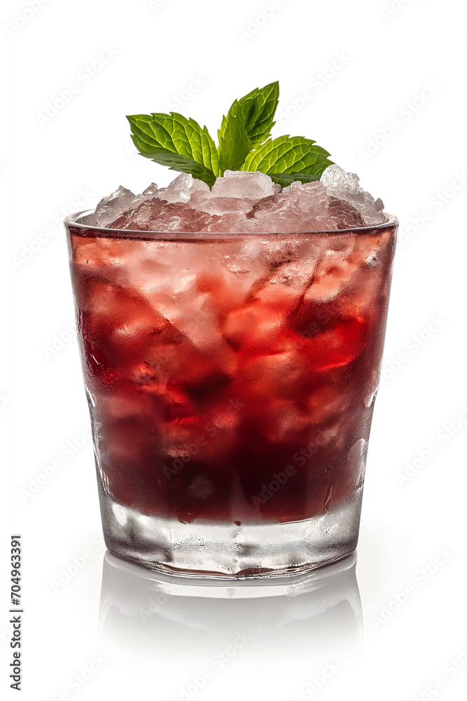 Tasty cocktail drink isolated on a white background