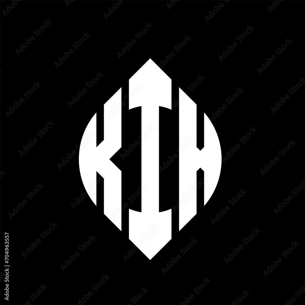 KIX circle letter logo design with circle and ellipse shape. KIX ellipse letters with typographic style. The three initials form a circle logo. KIX circle emblem abstract monogram letter mark vector. KIX circle letter logo design with circle and ellipse shape. KIX ellipse letters with typographic style. The three initials form a circle logo. KIX circle emblem abstract monogram letter mark vector.