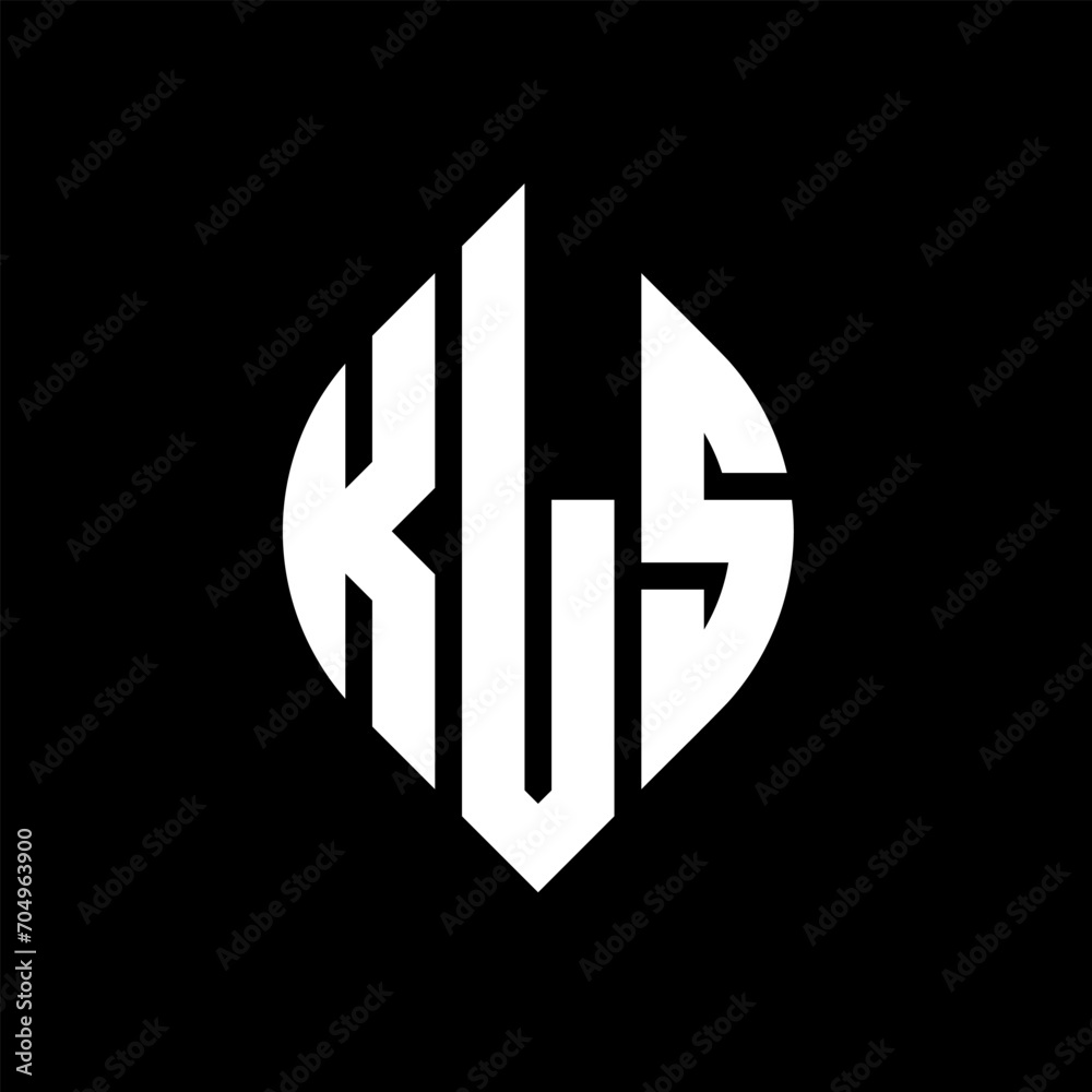 KLS circle letter logo design with circle and ellipse shape. KLS ellipse letters with typographic style. The three initials form a circle logo. KLS circle emblem abstract monogram letter mark vector. KLS circle letter logo design with circle and ellipse shape. KLS ellipse letters with typographic style. The three initials form a circle logo. KLS circle emblem abstract monogram letter mark vector.
