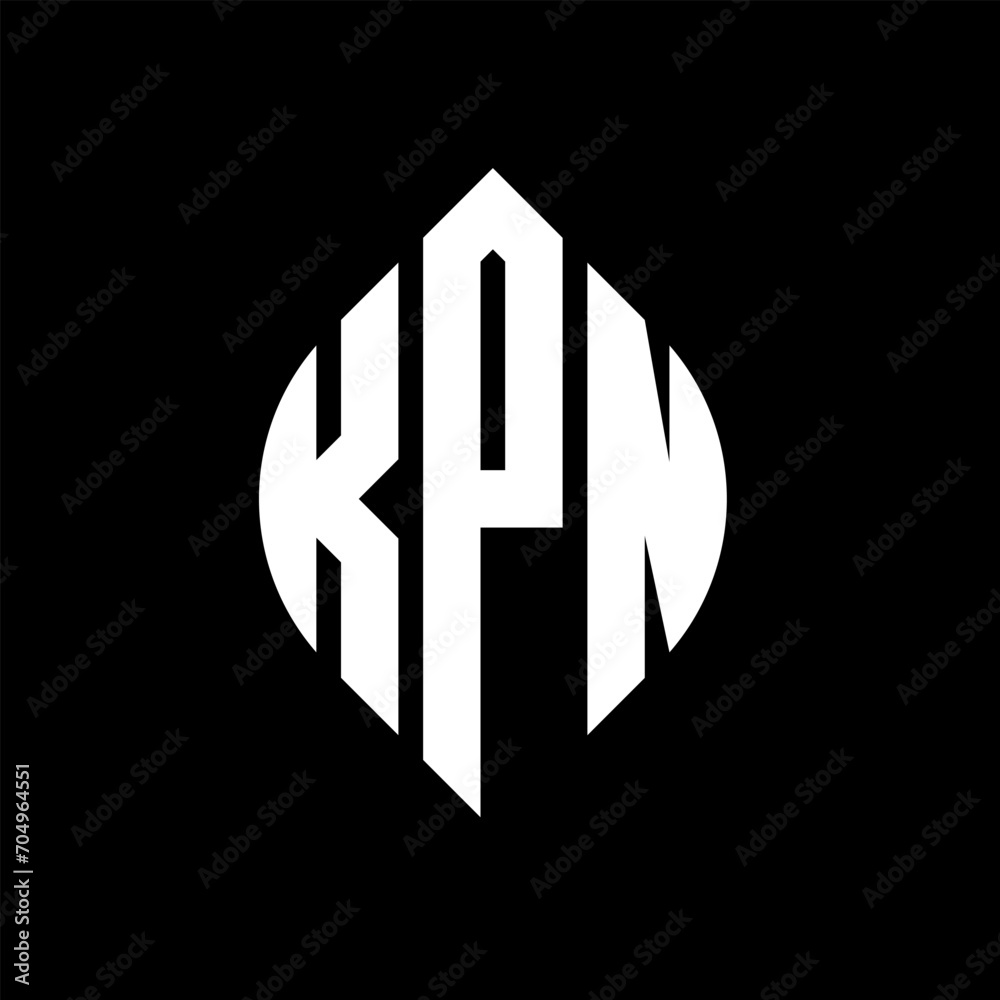 KPN circle letter logo design with circle and ellipse shape. KPN ellipse letters with typographic style. The three initials form a circle logo. KPN circle emblem abstract monogram letter mark vector. KPN circle letter logo design with circle and ellipse shape. KPN ellipse letters with typographic style. The three initials form a circle logo. KPN circle emblem abstract monogram letter mark vector.