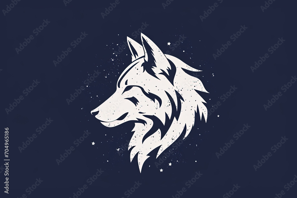 Beautiful and stylish wolf logo. Beautiful and stylish wolf logo.
