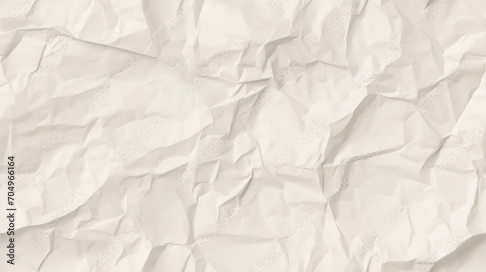 Fototapeta premium white crumpled paper background texture