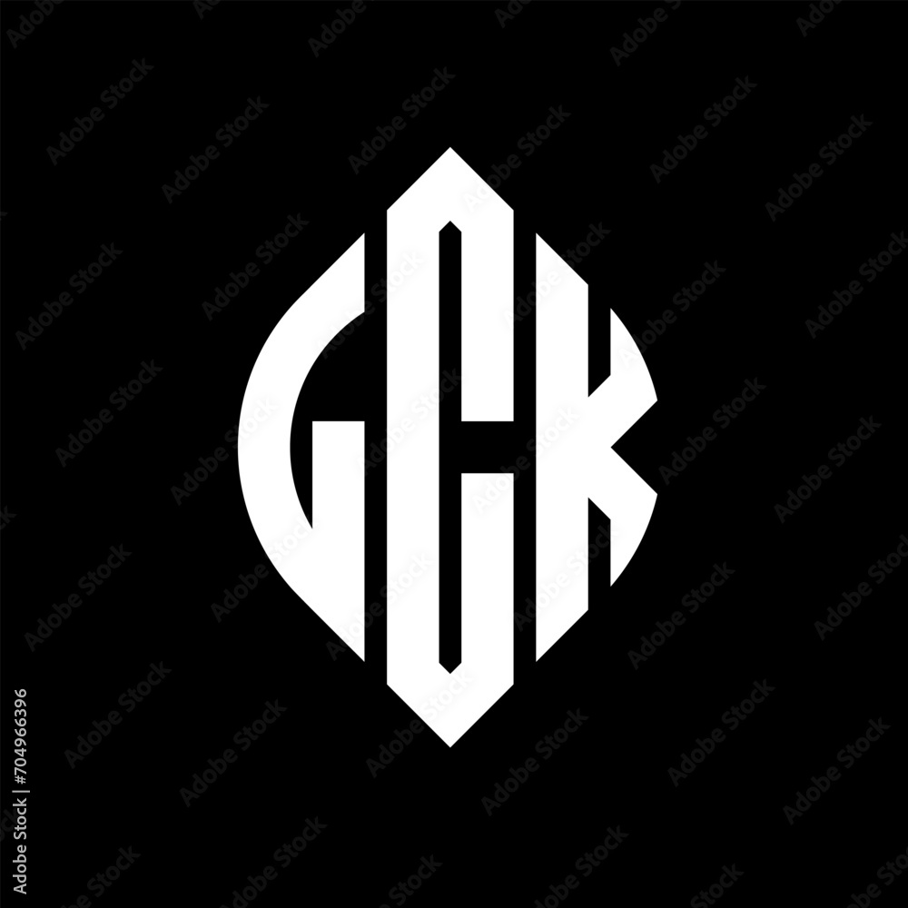LCK circle letter logo design with circle and ellipse shape. LCK ellipse letters with typographic style. The three initials form a circle logo. LCK circle emblem abstract monogram letter mark vector. LCK circle letter logo design with circle and ellipse shape. LCK ellipse letters with typographic style. The three initials form a circle logo. LCK circle emblem abstract monogram letter mark vector.