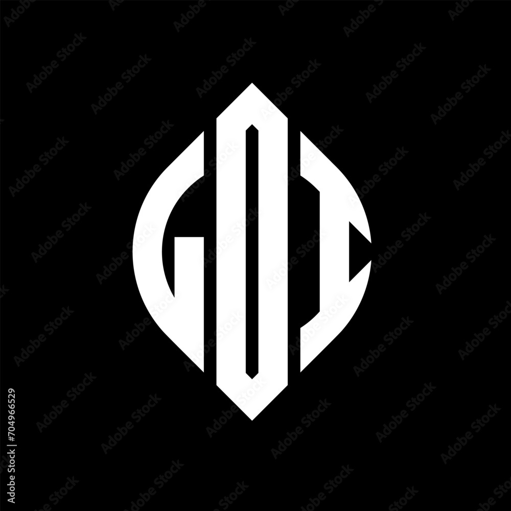 LDI circle letter logo design with circle and ellipse shape. LDI ellipse letters with typographic style. The three initials form a circle logo. LDI circle emblem abstract monogram letter mark vector. LDI circle letter logo design with circle and ellipse shape. LDI ellipse letters with typographic style. The three initials form a circle logo. LDI circle emblem abstract monogram letter mark vector.