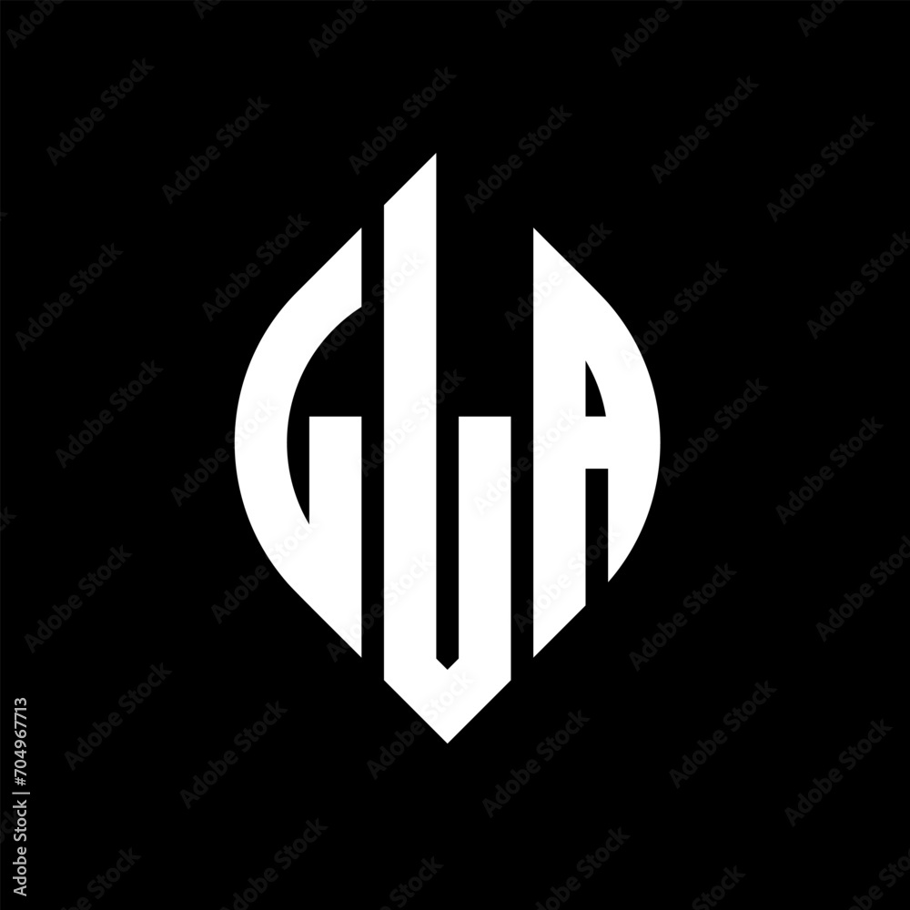 LLA circle letter logo design with circle and ellipse shape. LLA ellipse letters with typographic style. The three initials form a circle logo. LLA circle emblem abstract monogram letter mark vector. LLA circle letter logo design with circle and ellipse shape. LLA ellipse letters with typographic style. The three initials form a circle logo. LLA circle emblem abstract monogram letter mark vector.