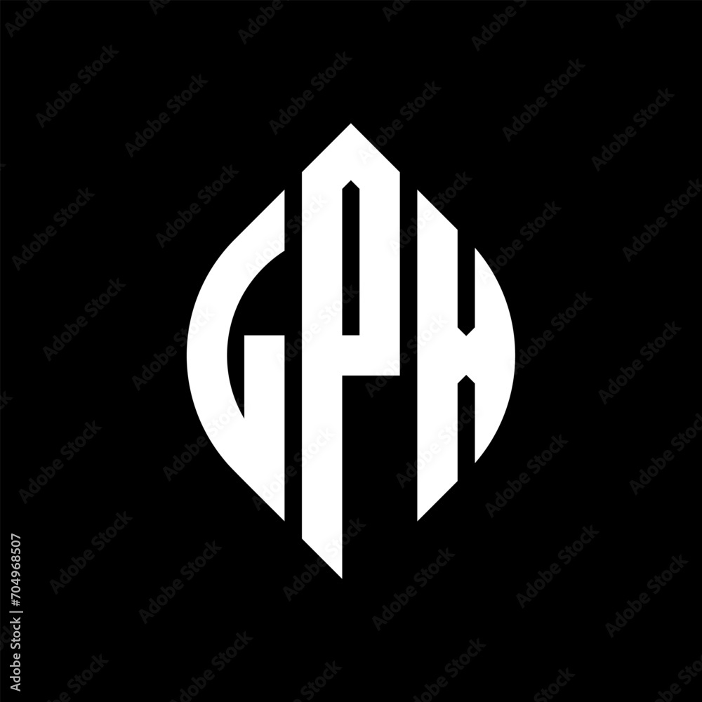 LPX circle letter logo design with circle and ellipse shape. LPX ellipse letters with typographic style. The three initials form a circle logo. LPX circle emblem abstract monogram letter mark vector. LPX circle letter logo design with circle and ellipse shape. LPX ellipse letters with typographic style. The three initials form a circle logo. LPX circle emblem abstract monogram letter mark vector.