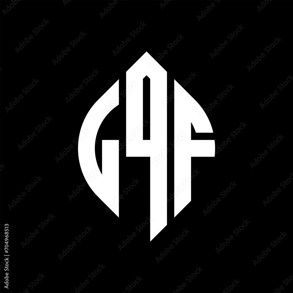 LQF circle letter logo design with circle and ellipse shape. LQF ellipse letters with typographic style. The three initials form a circle logo. LQF circle emblem abstract monogram letter mark vector. LQF circle letter logo design with circle and ellipse shape. LQF ellipse letters with typographic style. The three initials form a circle logo. LQF circle emblem abstract monogram letter mark vector.