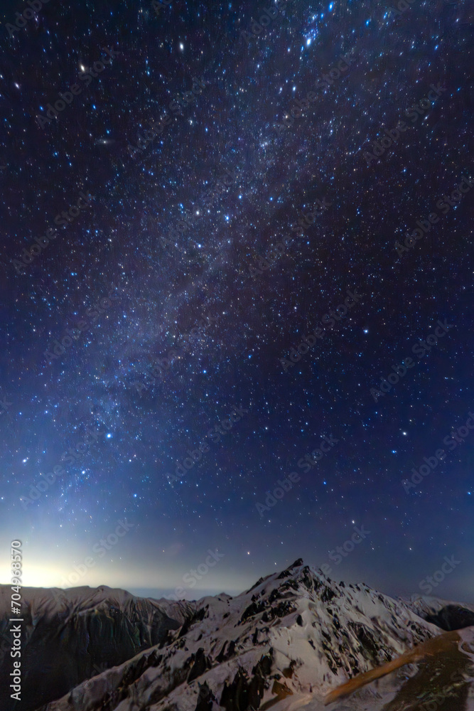 Fototapeta premium 燕の夜空