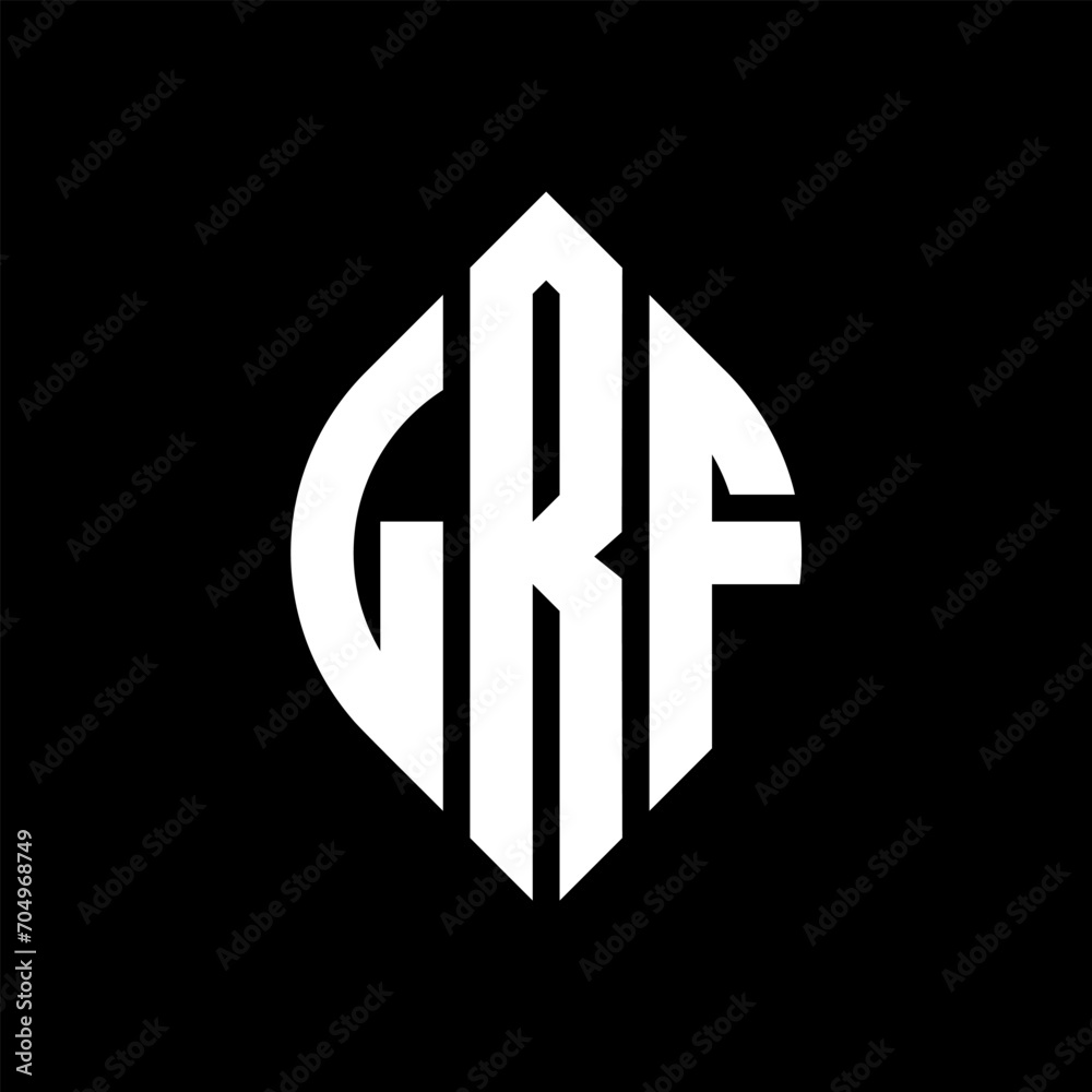 LRF circle letter logo design with circle and ellipse shape. LRF ellipse letters with typographic style. The three initials form a circle logo. LRF circle emblem abstract monogram letter mark vector. LRF circle letter logo design with circle and ellipse shape. LRF ellipse letters with typographic style. The three initials form a circle logo. LRF circle emblem abstract monogram letter mark vector.