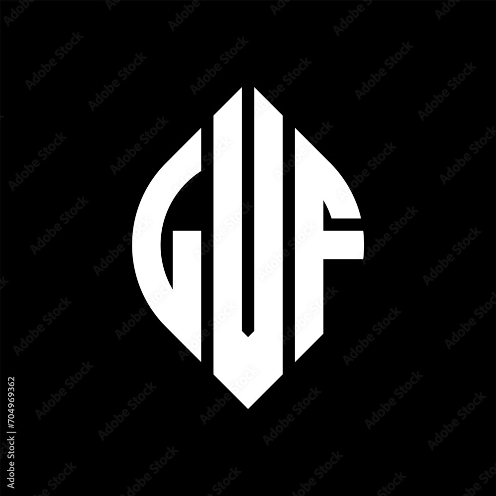 LVF circle letter logo design with circle and ellipse shape. LVF ellipse letters with typographic style. The three initials form a circle logo. LVF circle emblem abstract monogram letter mark vector. LVF circle letter logo design with circle and ellipse shape. LVF ellipse letters with typographic style. The three initials form a circle logo. LVF circle emblem abstract monogram letter mark vector.