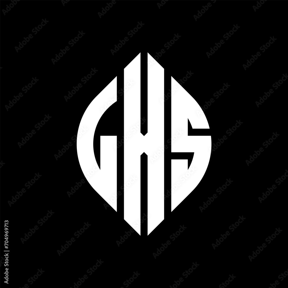 LXS circle letter logo design with circle and ellipse shape. LXS ellipse letters with typographic style. The three initials form a circle logo. LXS circle emblem abstract monogram letter mark vector. LXS circle letter logo design with circle and ellipse shape. LXS ellipse letters with typographic style. The three initials form a circle logo. LXS circle emblem abstract monogram letter mark vector.