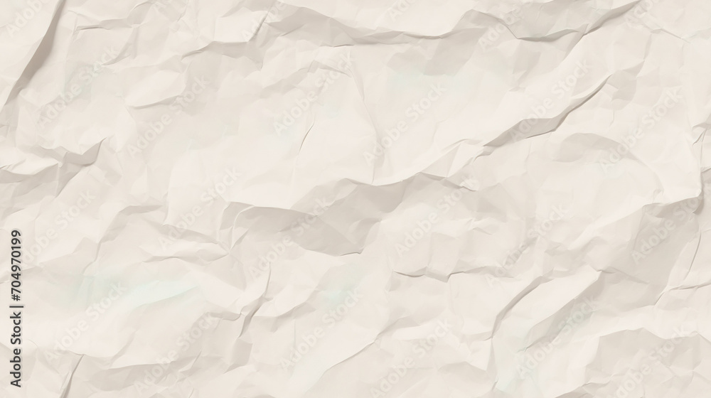 Naklejka premium white crumpled paper background texture