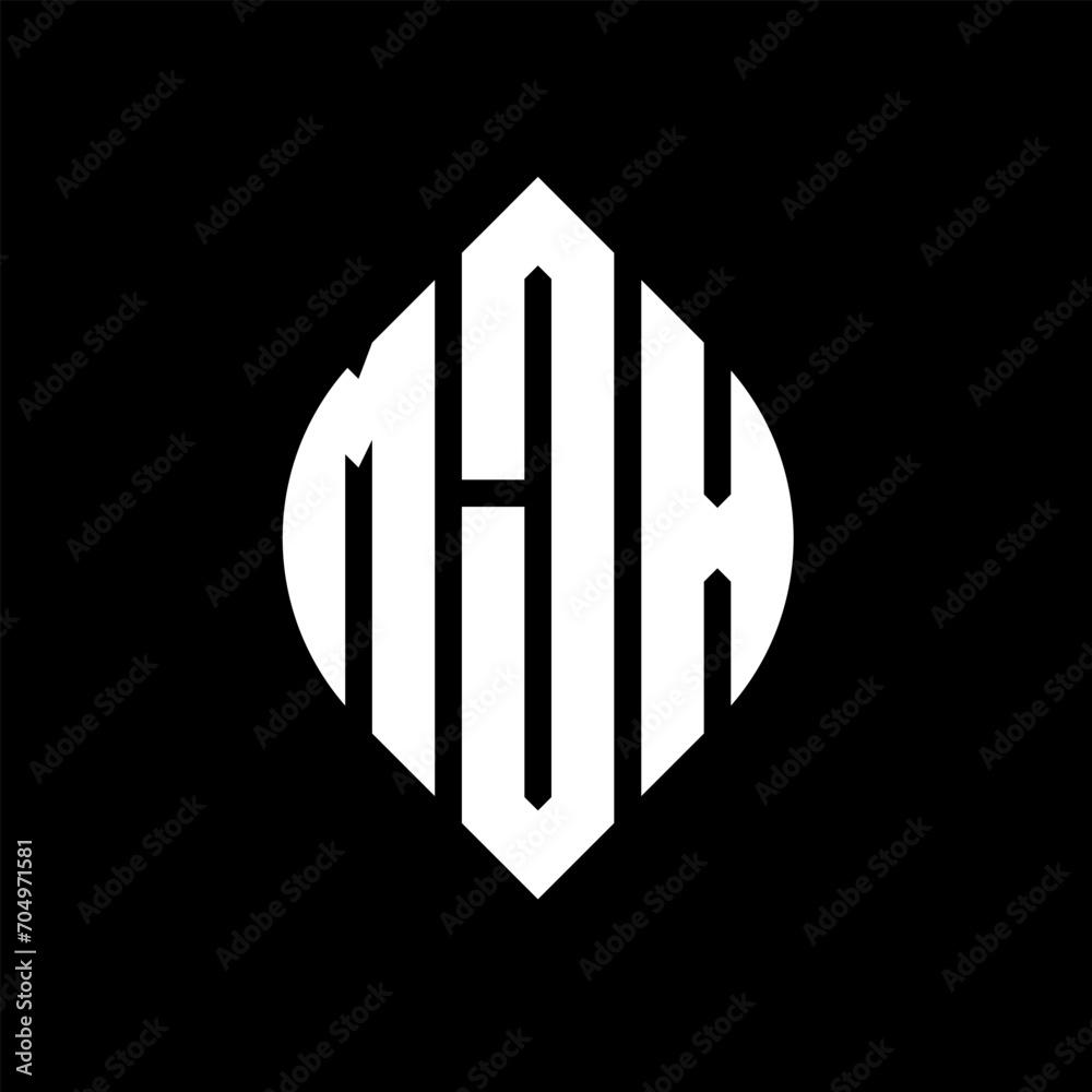 MJX circle letter logo design with circle and ellipse shape. MJX ellipse letters with typographic style. The three initials form a circle logo. MJX circle emblem abstract monogram letter mark vector. MJX circle letter logo design with circle and ellipse shape. MJX ellipse letters with typographic style. The three initials form a circle logo. MJX circle emblem abstract monogram letter mark vector.