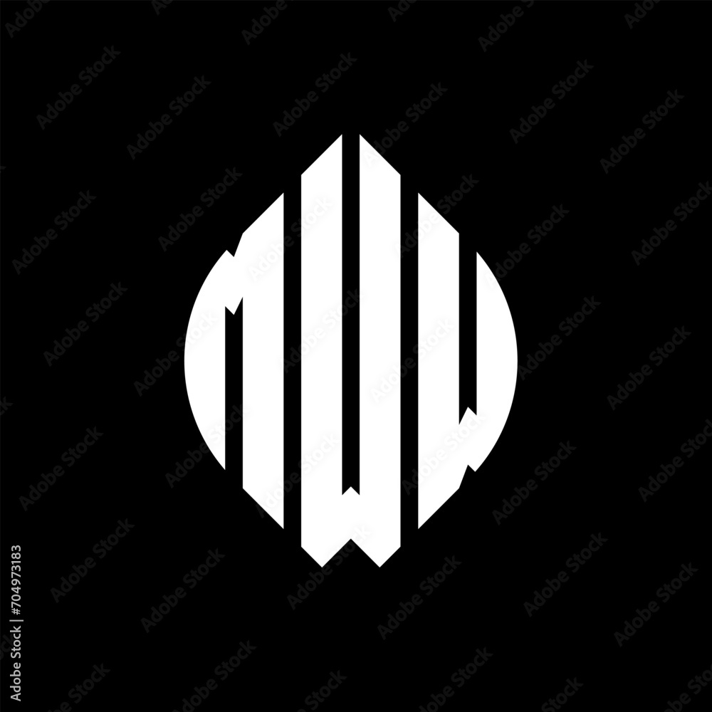 MWW circle letter logo design with circle and ellipse shape. MWW ellipse letters with typographic style. The three initials form a circle logo. MWW circle emblem abstract monogram letter mark vector. MWW circle letter logo design with circle and ellipse shape. MWW ellipse letters with typographic style. The three initials form a circle logo. MWW circle emblem abstract monogram letter mark vector.