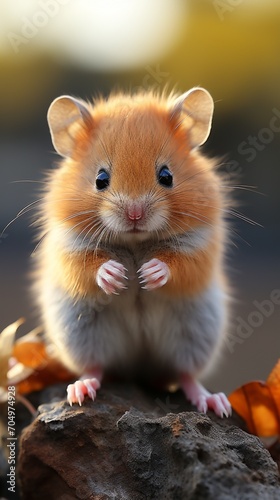 Hamster cute animal little mouse © Montalumirock