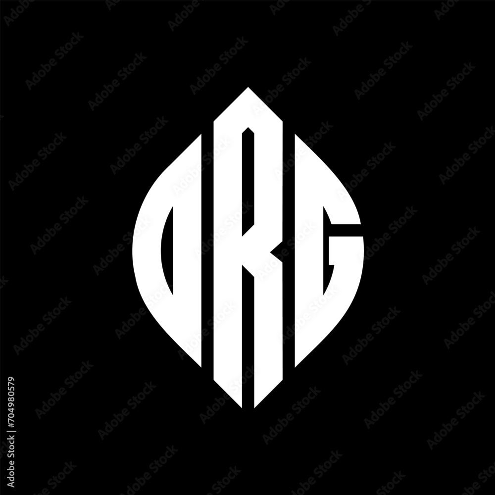 ORG circle letter logo design with circle and ellipse shape. ORG ellipse letters with typographic style. The three initials form a circle logo. ORG circle emblem abstract monogram letter mark vector. ORG circle letter logo design with circle and ellipse shape. ORG ellipse letters with typographic style. The three initials form a circle logo. ORG circle emblem abstract monogram letter mark vector.
