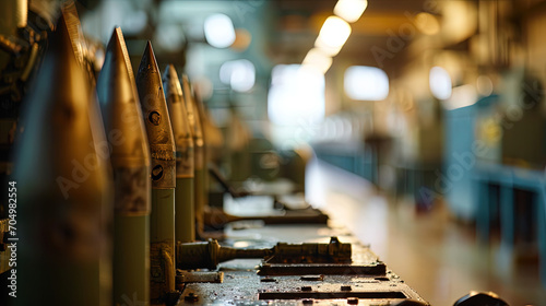 Army factory for creating missiles.  photo