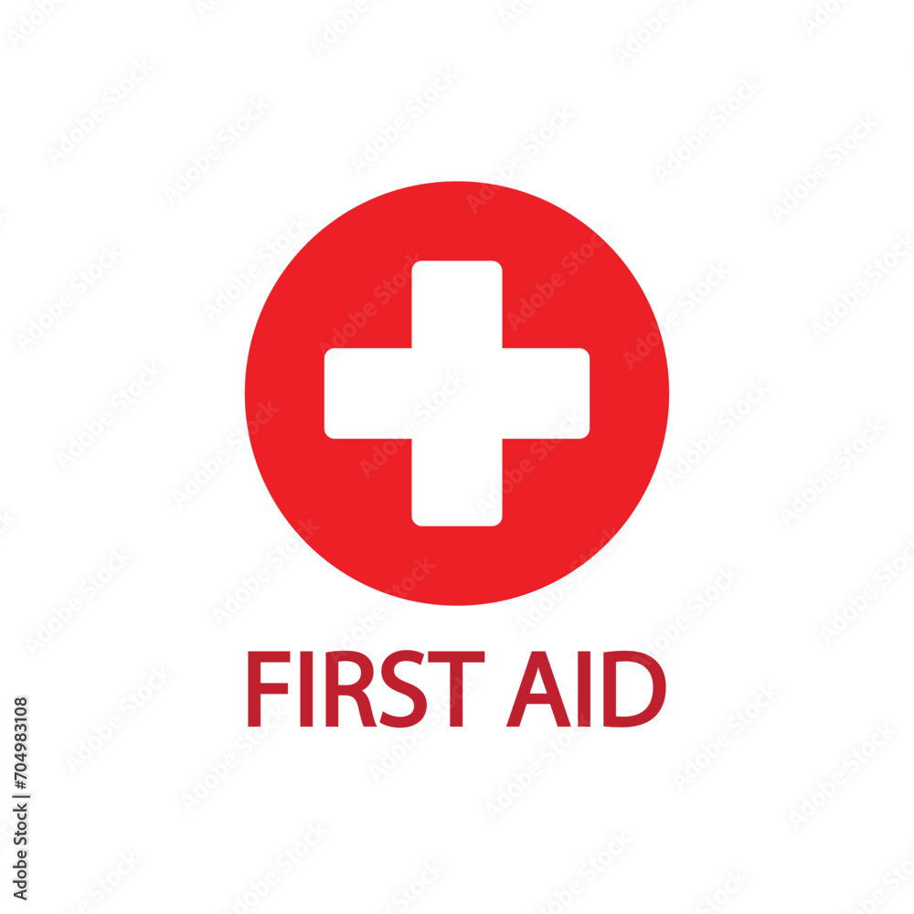 Obraz premium firs aid icon vector medical help icon 
