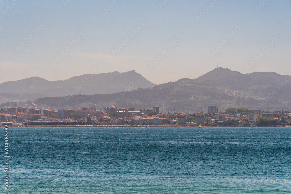 Fototapeta premium Paisaje en Cangas de Morrazo, Galicia.