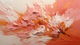Monochrome peach fuzz background paint strokes in pink and peach fuzz shades background color 2024 abstract backdrop