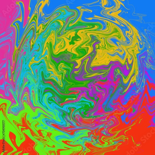 Abstract, color-painted images without exact shapes, multi-colored, are used to create background images, pretty multi-colored painted together.