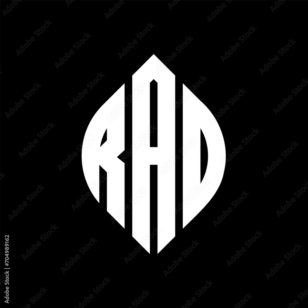RAO letter logo design with polygon shape. RAO polygon and cube shape logo design. RAO hexagon vector logo template white and black colors. RAO monogram, business and real estate logo.