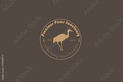 brownish colored logo design - Animal shelter logo design