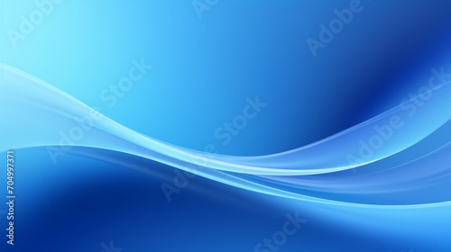 Abstract Blue Gradient Technology Background AI Generated