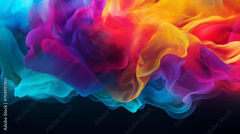 Abstract Colorful 4K Wallpaper AI Generated