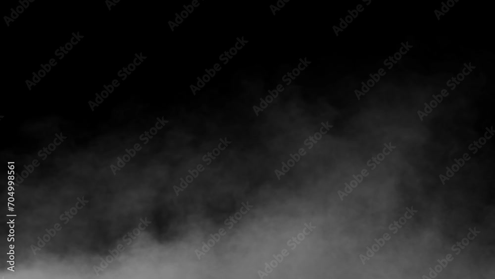 Realistic dry ice smoke clouds fog overlay perfect for compositing into your shots. Simply drop it in and change its blending mode to screen or add. 3d Illustration.